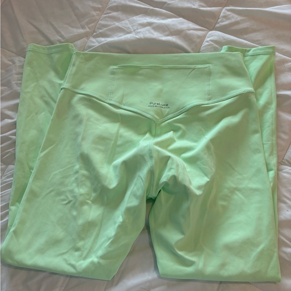 FABLETICS SIZE M Mint Green Sports Bra and Leggings Set - Picture 4 of 7